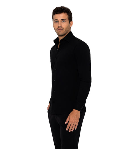 bertigo mens dress shirts Bertigo Shirt Mens L Purple Paisley Slim Flip Cuff Party Long Sleeve
