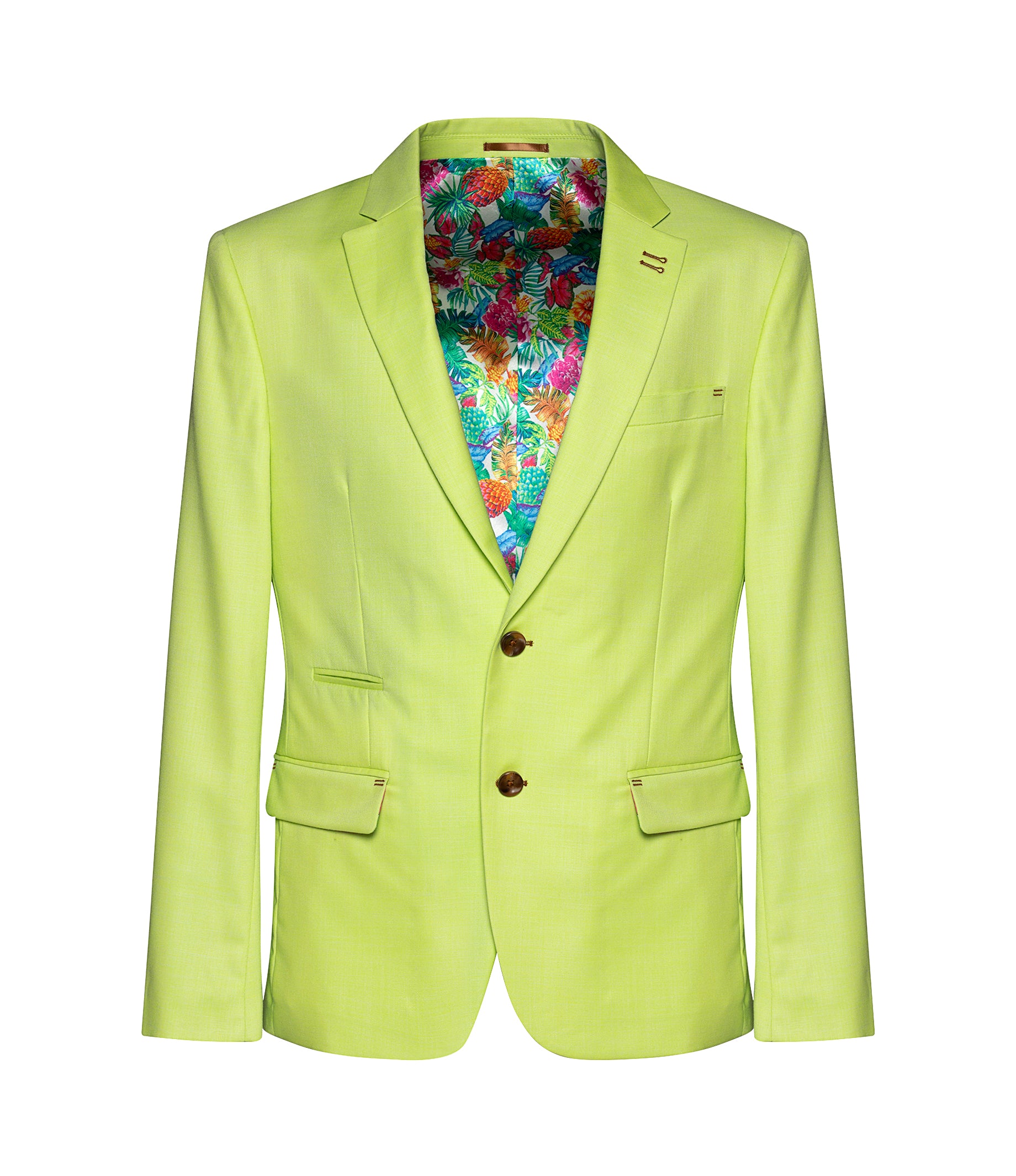 Bertigo Turin Men's Lime Blazer For Summer LIM / XS Bertigo Turin Men's Lime Blazer For Summer LIM / XS